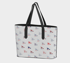 Newfoundland & Labrador Nautical Pattern Tote Bag – Coastal Travel & Gift Tote - Newfinese Please