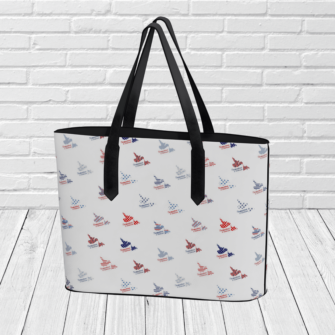 Newfoundland & Labrador Nautical Pattern Tote Bag – Coastal Travel & Gift Tote - Newfinese Please
