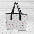 Newfoundland & Labrador Nautical Pattern Tote Bag – Coastal Travel & Gift Tote - Newfinese Please
