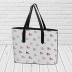 Newfoundland & Labrador Nautical Pattern Tote Bag – Coastal Travel & Gift Tote - Newfinese Please
