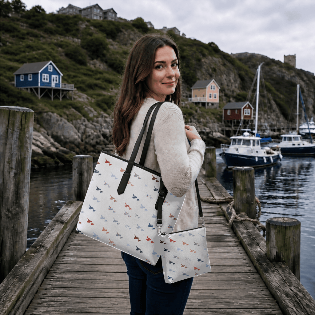 "Newfoundland & Labrador Pattern" Crossbody Purse - Newfineseplease.ca