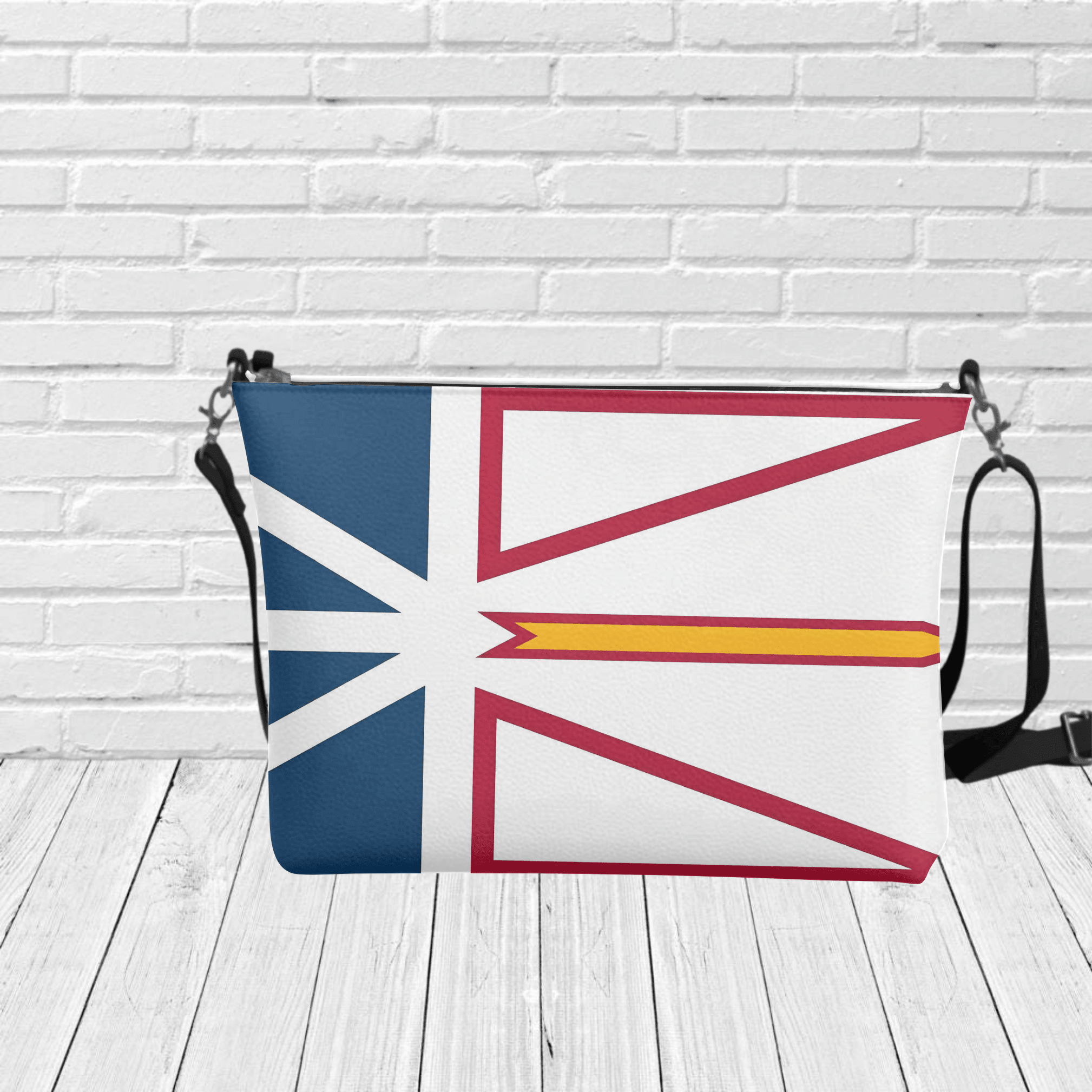 Newfoundland & Labrador Provincial Flag Crossbody - Newfineseplease.ca