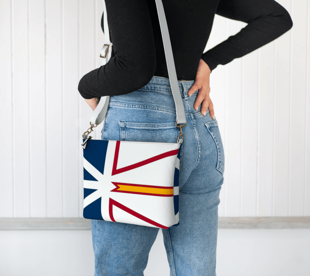 Newfoundland & Labrador Provincial Flag Crossbody — Newfoundland Collection - Newfineseplease.ca