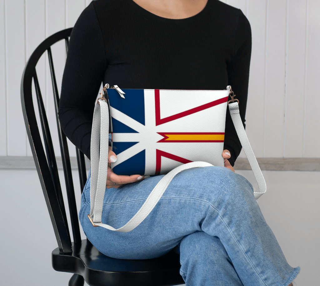 Newfoundland & Labrador Provincial Flag Crossbody — Newfoundland Collection - Newfineseplease.ca