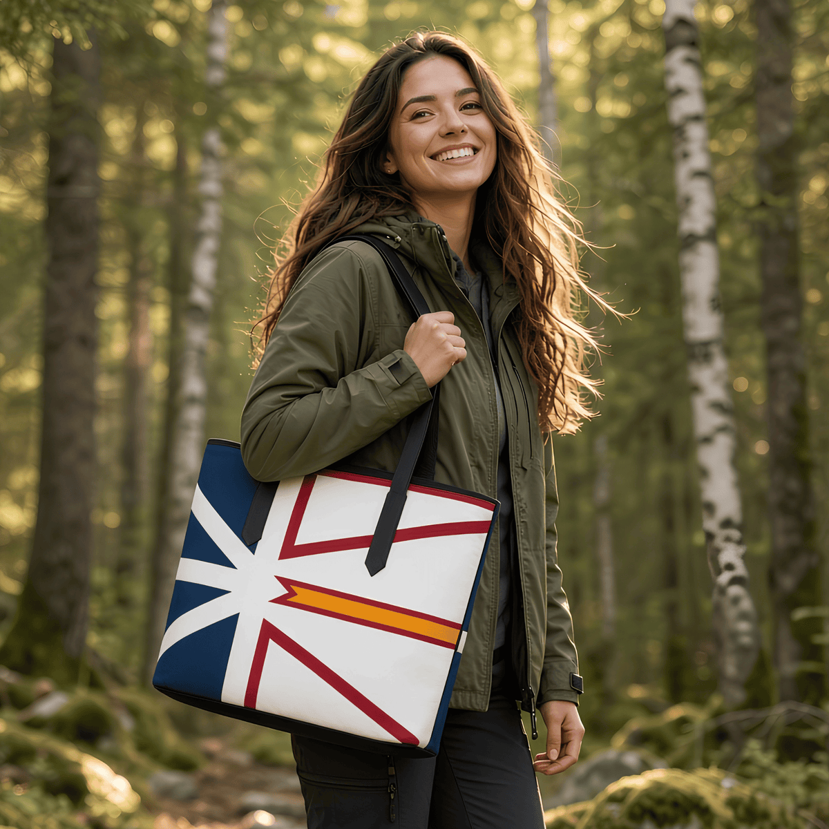 "Newfoundland & Labrador Provincial Flag" Tote - Newfinese Please