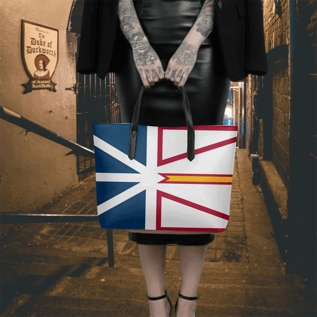 "Newfoundland & Labrador Provincial Flag" Tote Bag - Newfineseplease.ca