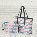 Newfoundland & Labrador Repeating Flag Tote - Newfineseplease.ca