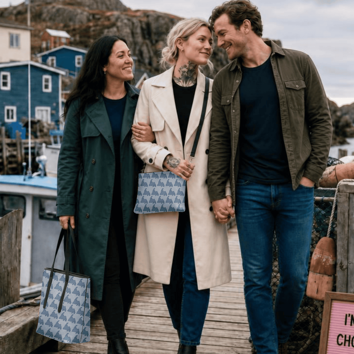 "Newfoundland Lattice" Crossbody - Newfineseplease.ca