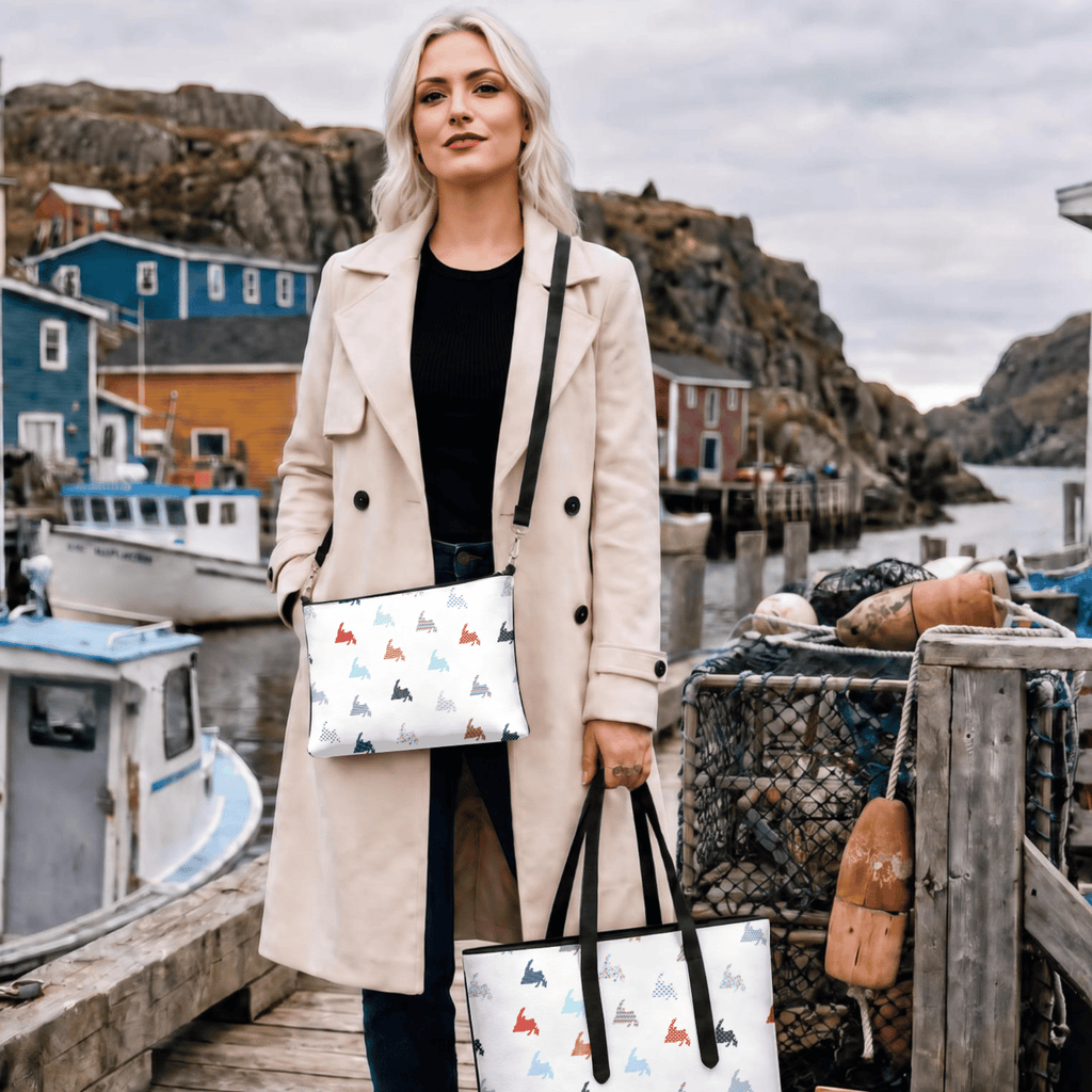Newfoundland Nautical Mix Crossbody Bag - Newfinese Please