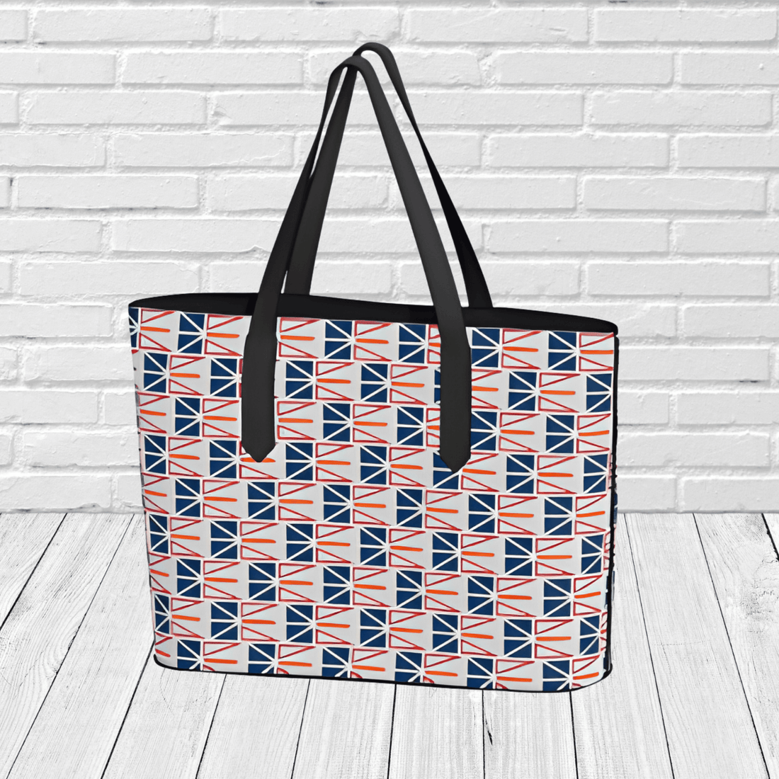 Newfoundland Provincial Flag Tote Bag – Newfoundland Travel & Gift Tote - Newfinese Please