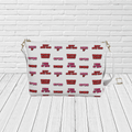 Newfoundland Sayings Crossbody Purse – Newfinese Graffiti “Deadly, Proper Wicked, Loves It” Bag - Newfinese Please