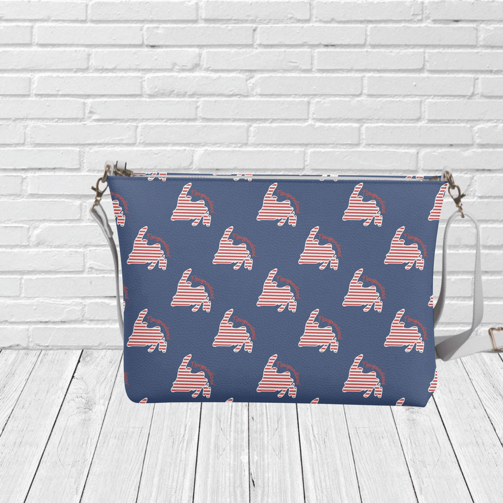 Newfoundland Silhouette Pattern Crossbody - Newfineseplease.ca