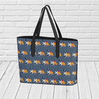 Newfoundland Silhouette Stripe Tote Bag – Coastal Travel & Gift Tote - Newfinese Please