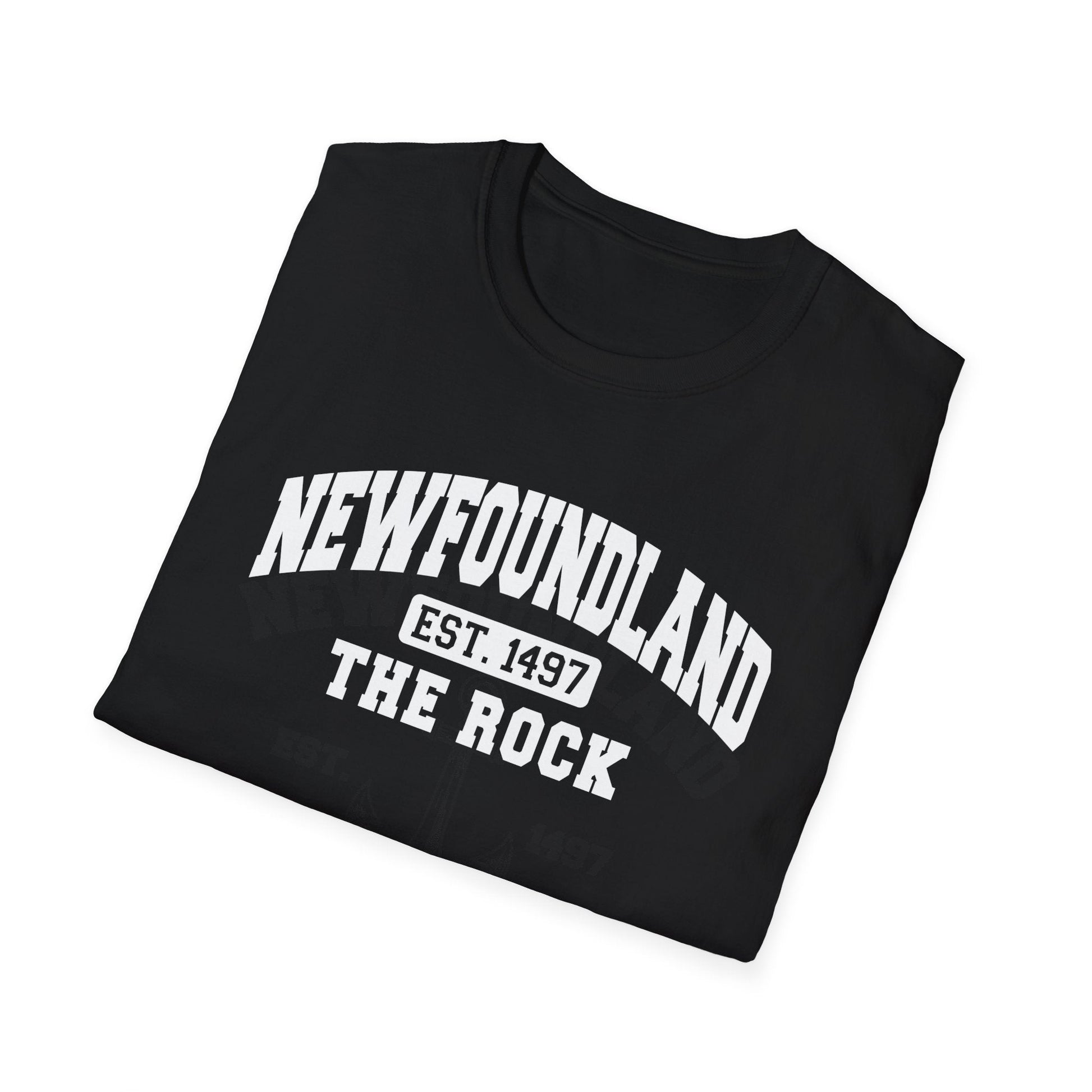 Newfoundland "The Rock" Est. 1497 T-Shirt - Newfinese Please