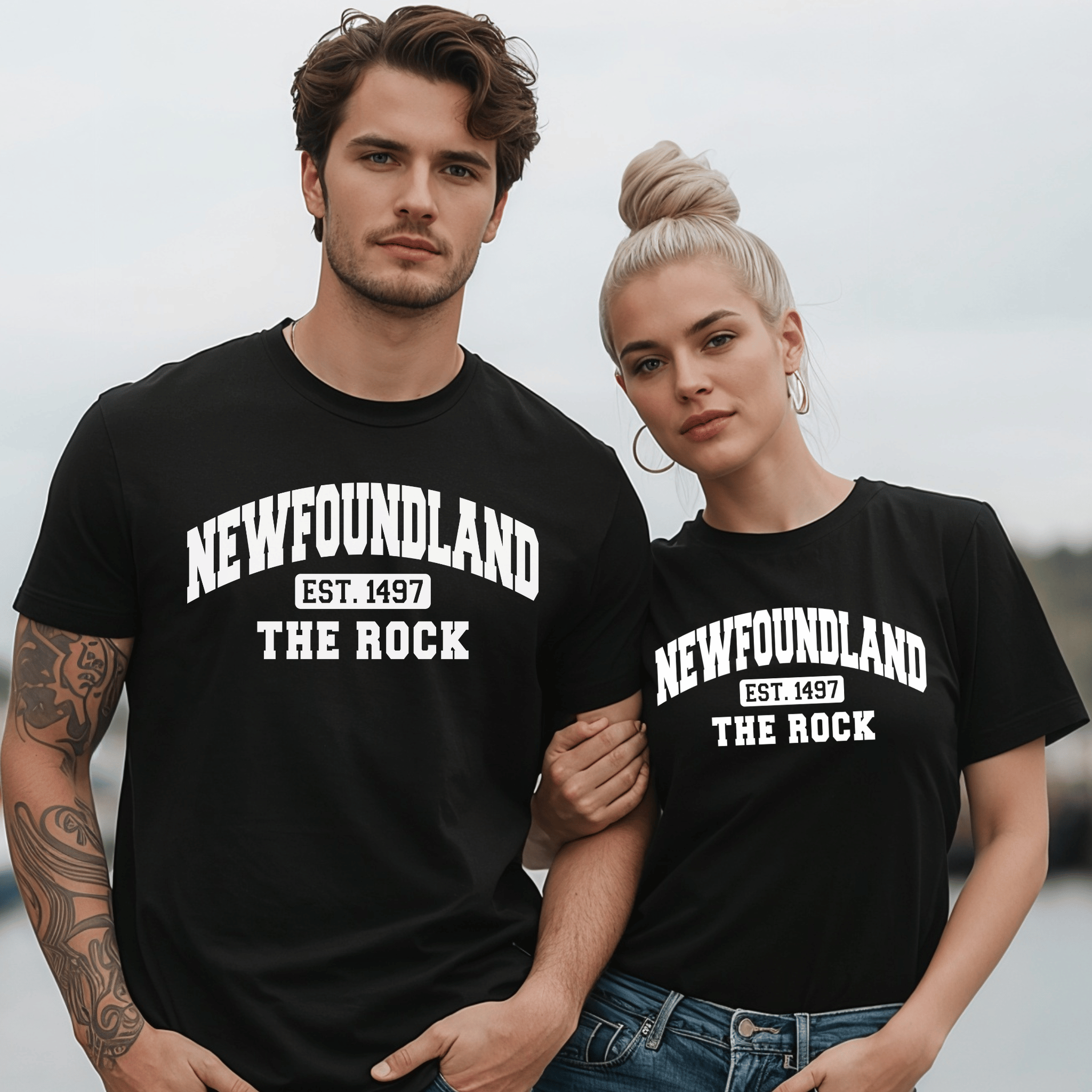 Newfoundland "The Rock" Est. 1497 T-Shirt - Newfinese Please
