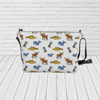 Newfoundland Wildlife Pattern Crossbody – Puffin, Moose & Whale Travel Purse - Newfinese Please