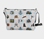 NL Icons w black strap crissbody - Newfineseplease.ca