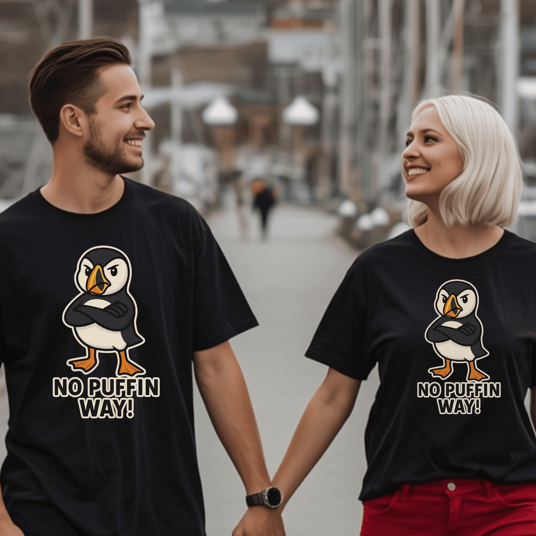 "No Puffin Way" T-Shirt - Newfinese Please