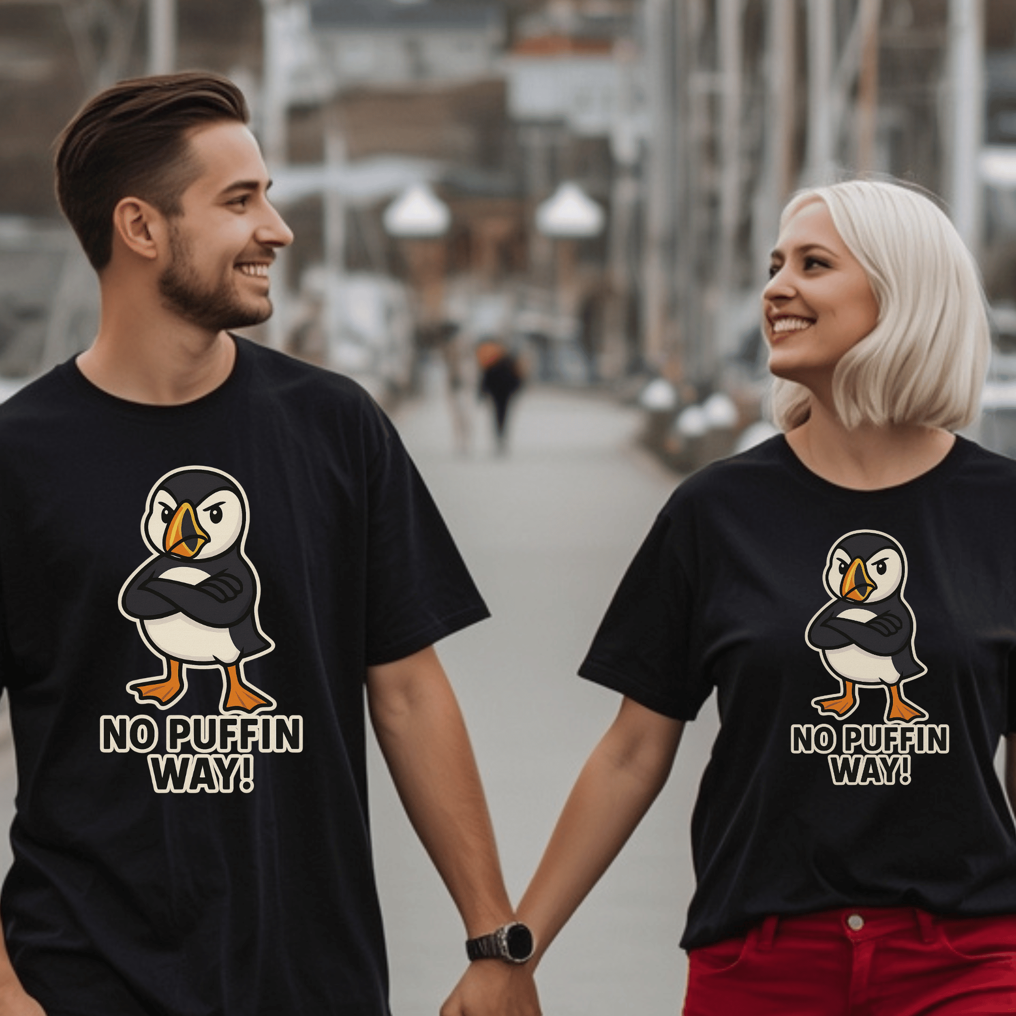 "No Puffin Way" T-Shirt - Newfinese Please