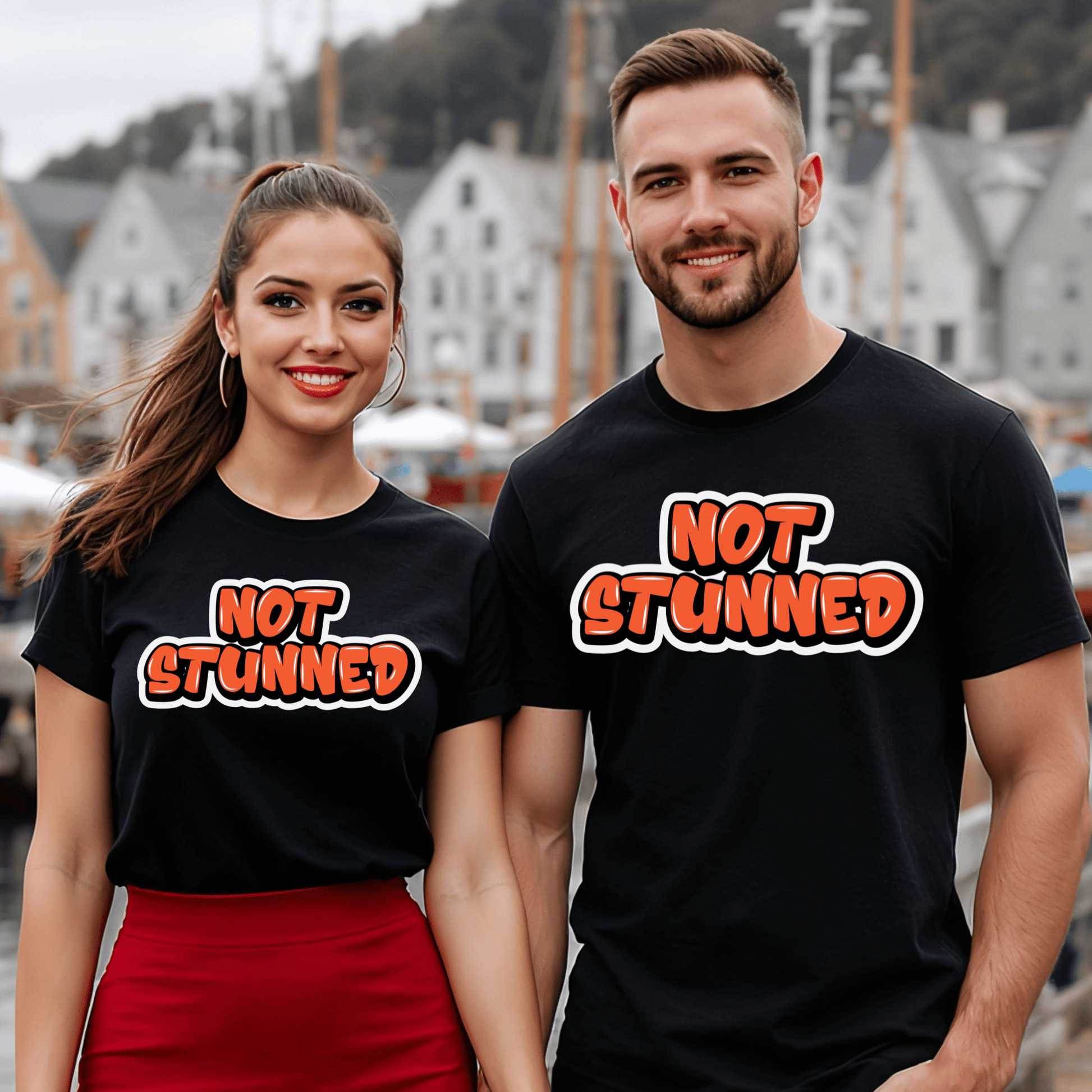 "Not Stunned" Graffiti T-Shirt - Newfinese Please