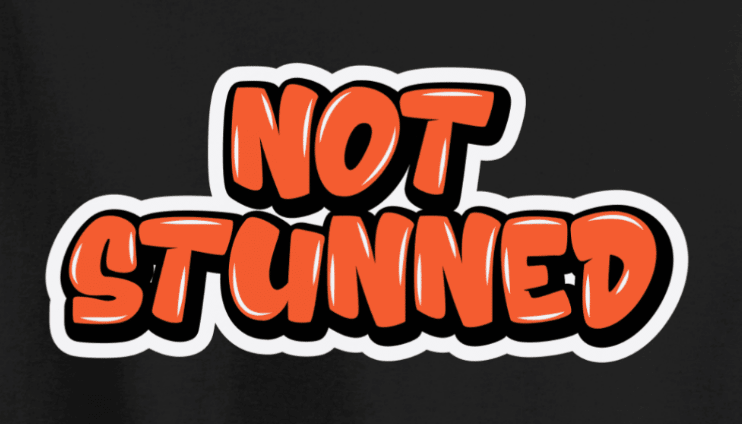 "Not Stunned" Tee - Newfoundland Graffiti Collection - Newfineseplease.ca