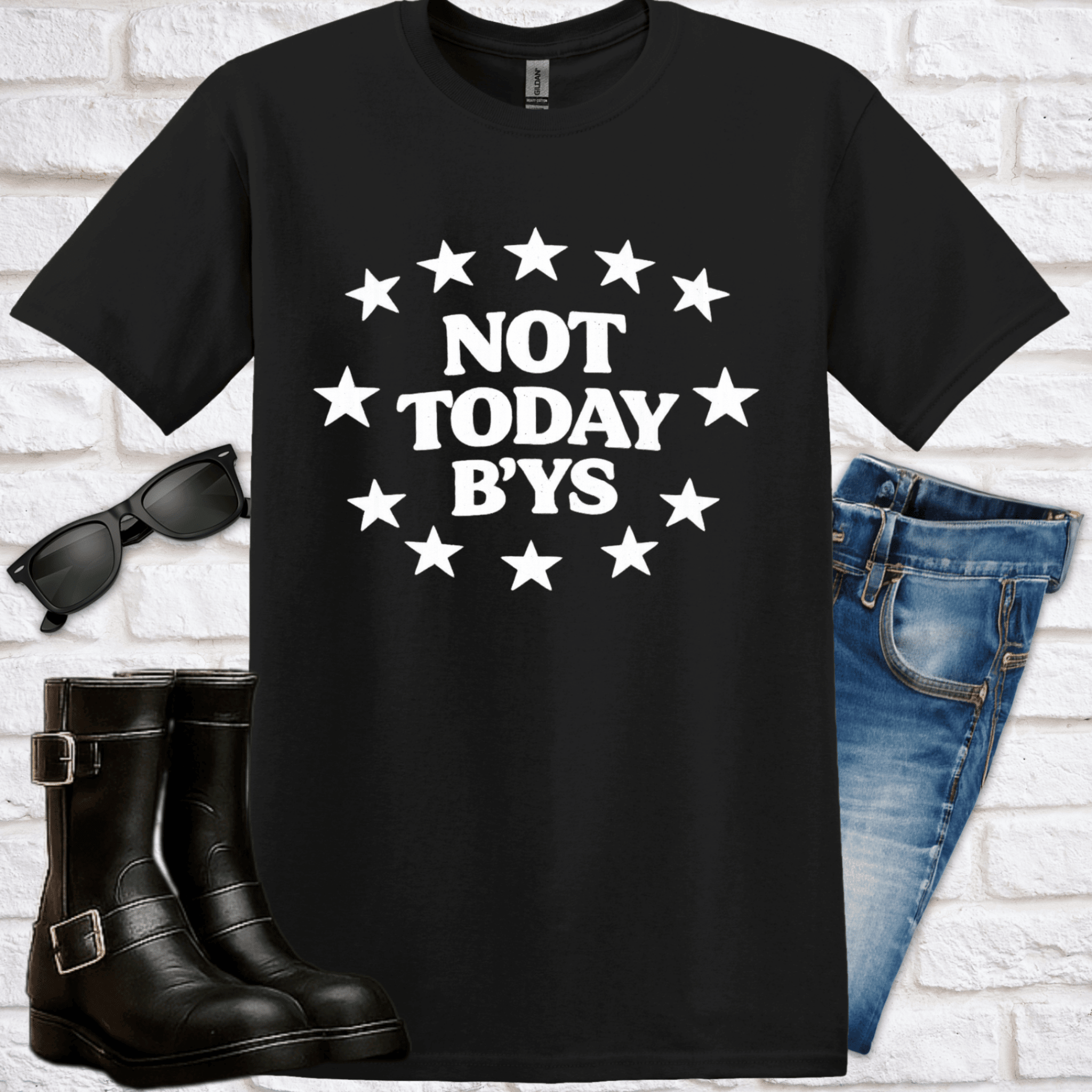Not Today B'ys T-Shirt - Newfinese Please