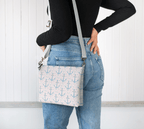 pink and blur anchor crossbody - Newfineseplease.ca