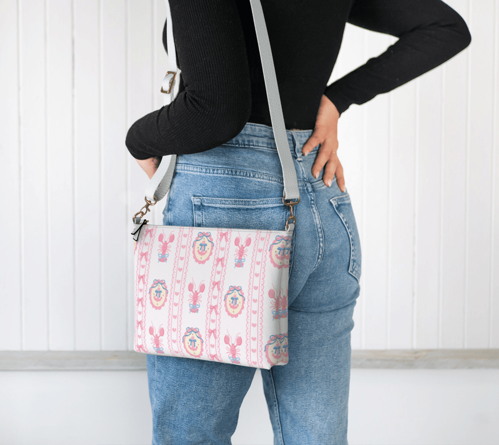 pink ribbon_anchor_lobster_crossbody - Newfineseplease.ca