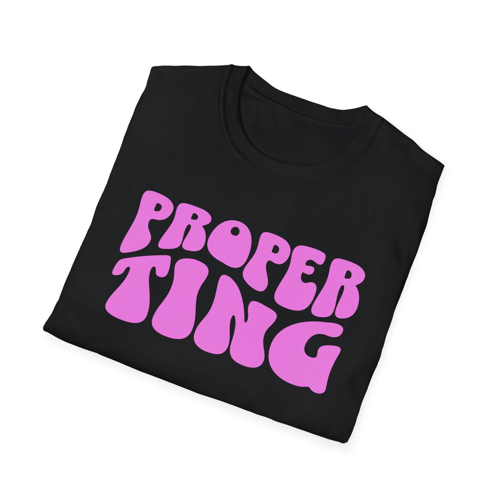 "Proper Ting" T-Shirt - Newfinese Please