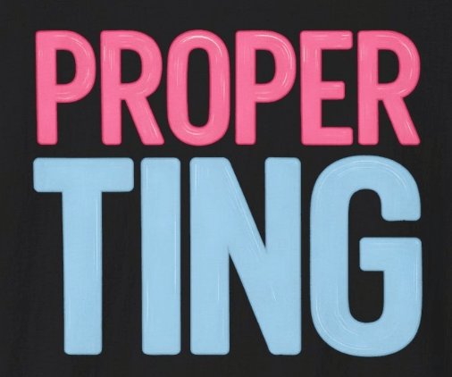 "Proper Ting" Tee – Newfinese Classic Collection - Newfineseplease.ca