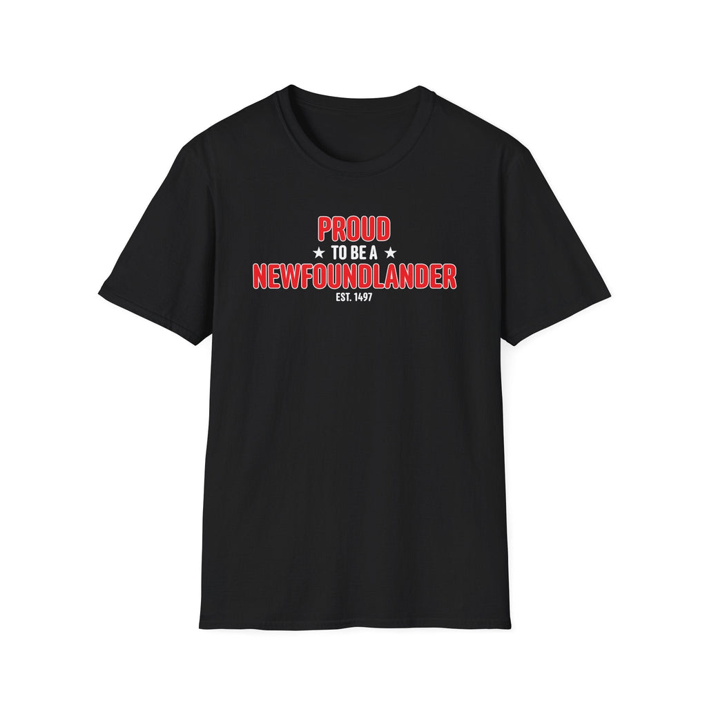 "Proud to be a Newfoundlander" T-Shirt - Newfinese Please