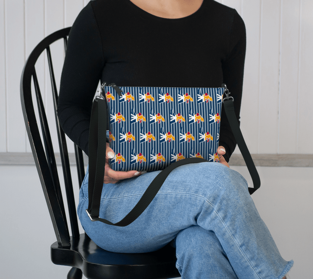 Provincial Stripes Crossbody Purse - Newfinese Please