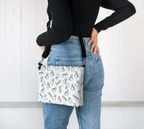Puffin Breeze White Crossbody - Newfinese Please