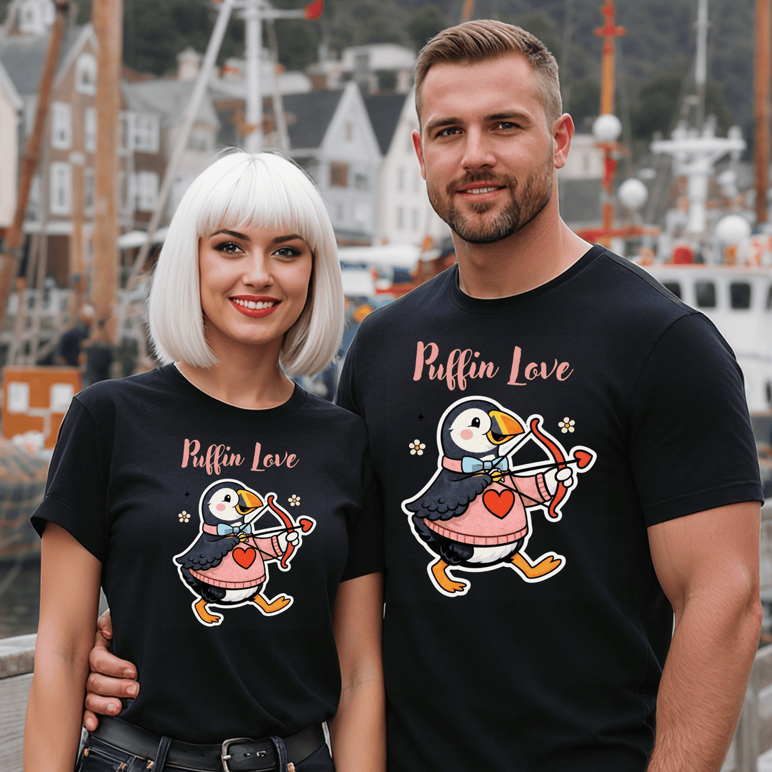 Puffin Love T-Shirt - Newfinese Please