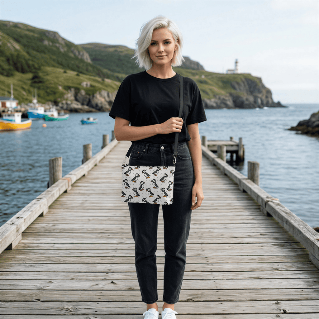 "Puffin Parade" Crossbody - Newfineseplease.ca