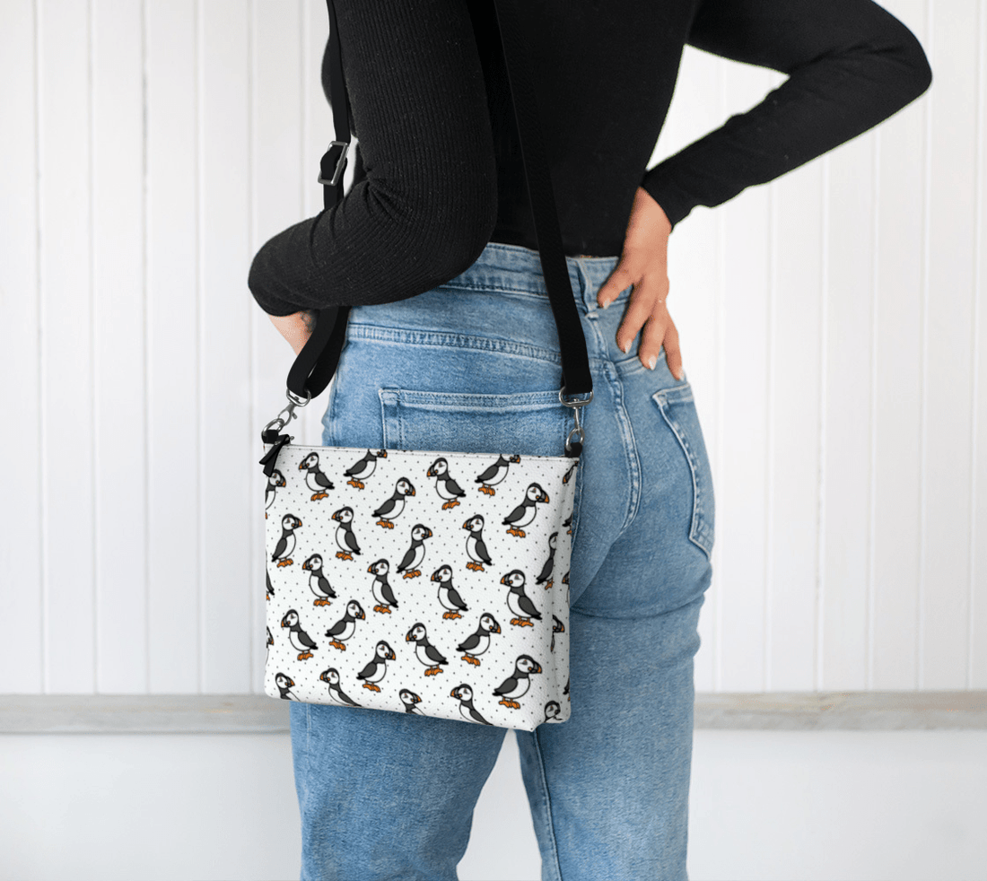 Puffin Parade Crossbody Purse - Newfinese Please
