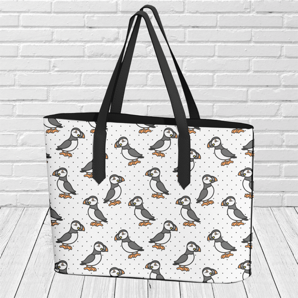 Puffin Parade Tote - Newfinese Please