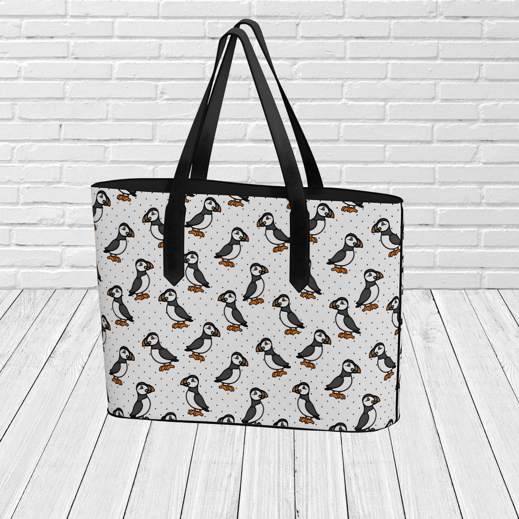 Puffin Parade Tote - Newfinese Please