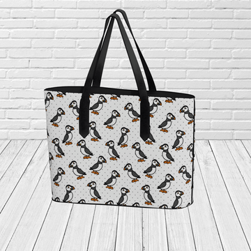 Puffin Parade Tote - Newfinese Please
