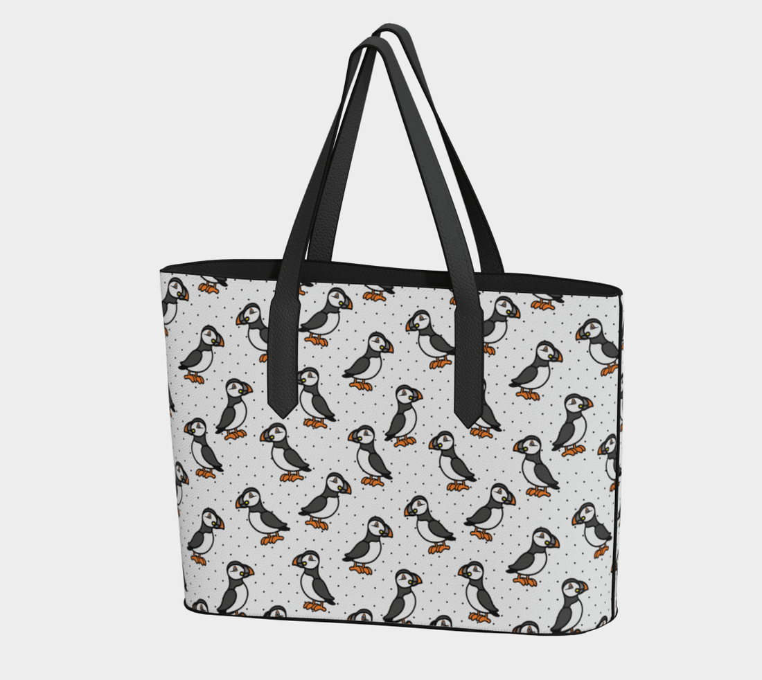 Puffin Parade Tote Bag - Newfinese Please