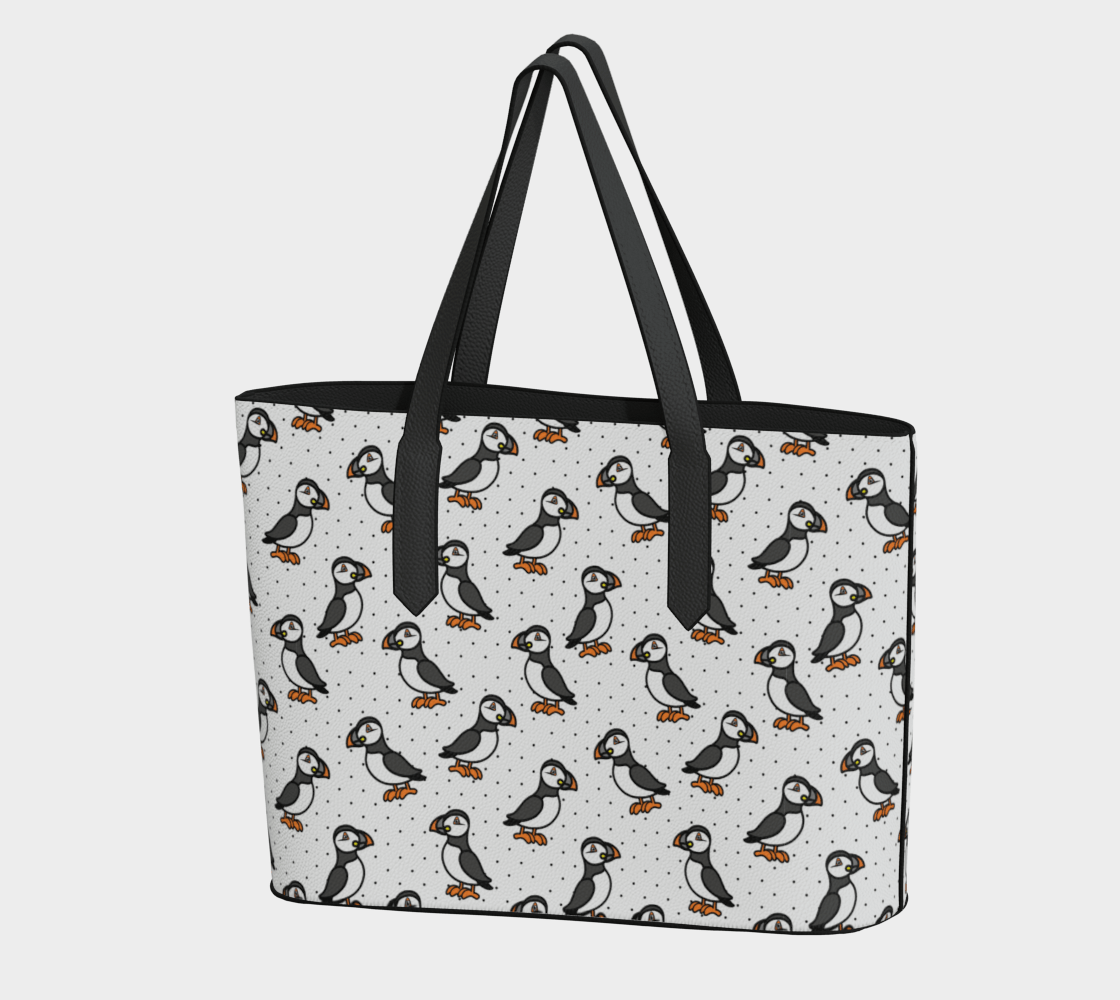 Puffin Parade Tote Bag - Newfinese Please