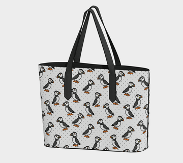 Puffin Parade Tote Bag - Newfinese Please