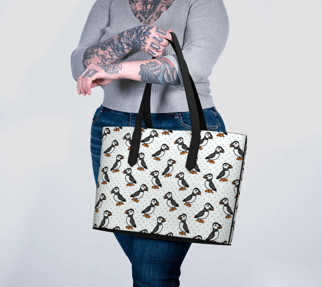 Puffin Parade Tote Bag - Newfinese Please
