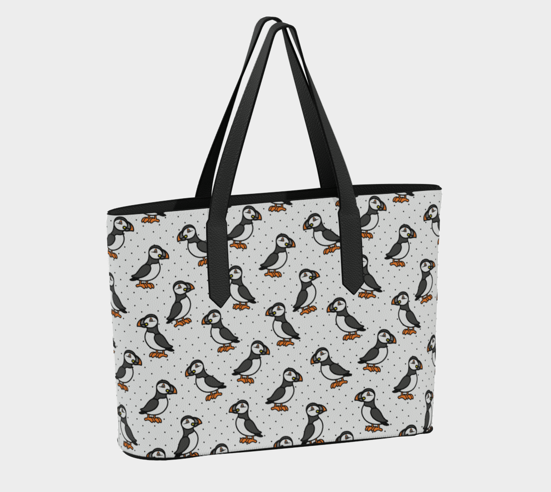 Puffin Parade Tote Bag - Newfinese Please