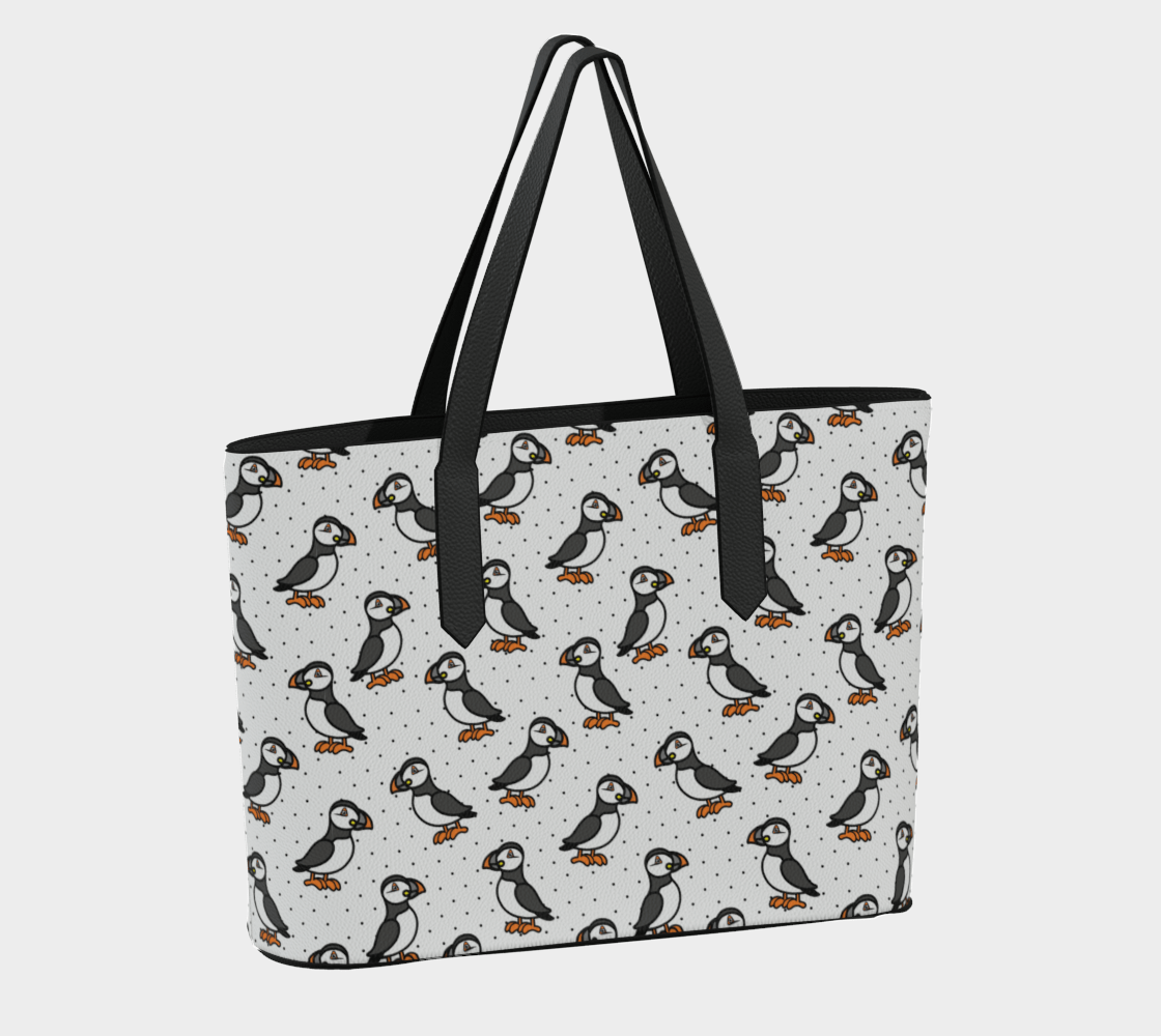 Puffin Parade Tote Bag - Newfinese Please