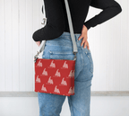Red Rock Stripes Crossbody – Newfoundland Coastal Purse - Newfinese Please
