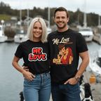 Retro Romance T-Shirt – "Me Love at First Glance" Graphic Tee - Newfineseplease.ca