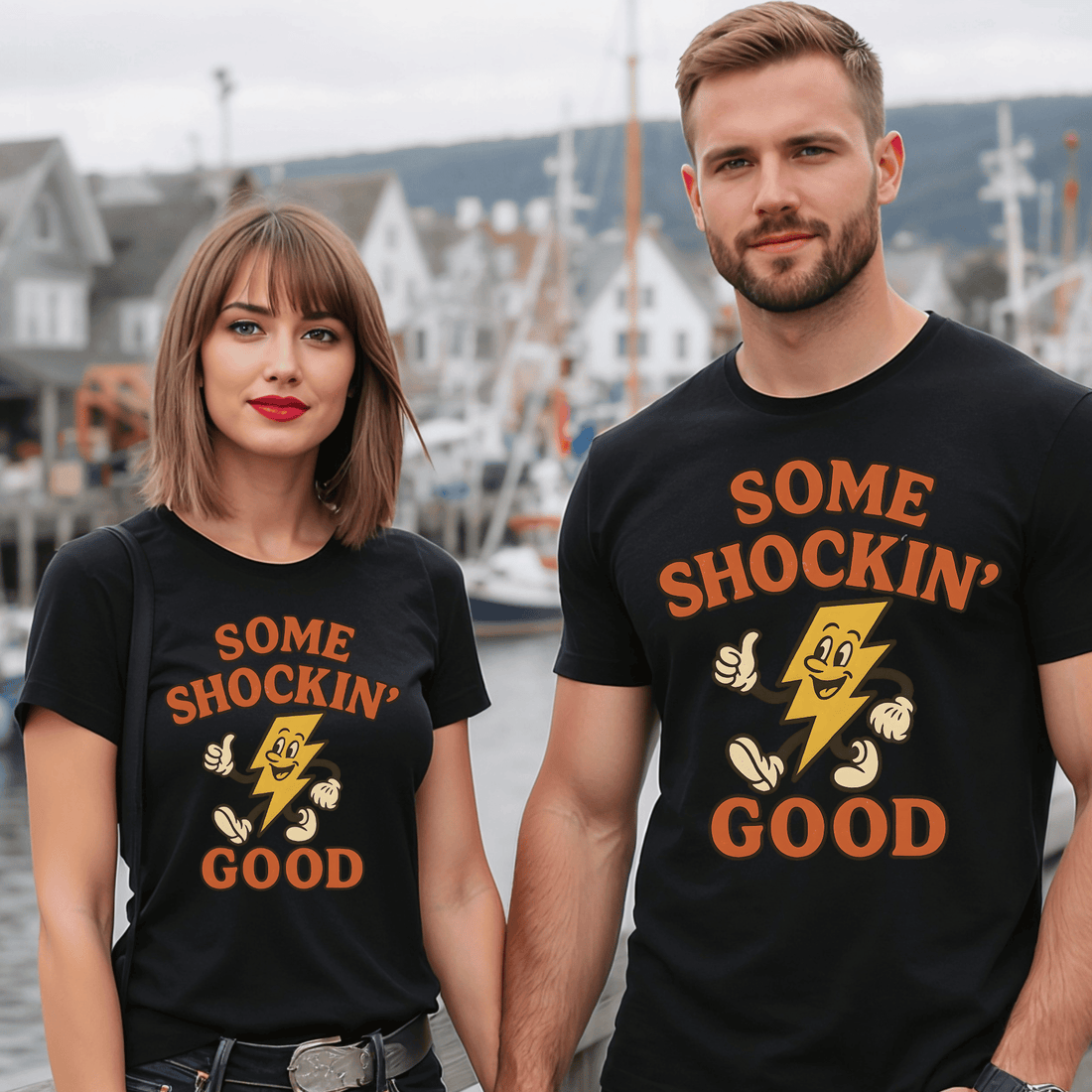 Retro - Style Some Shockin' Good T‑Shirt - Newfinese Please