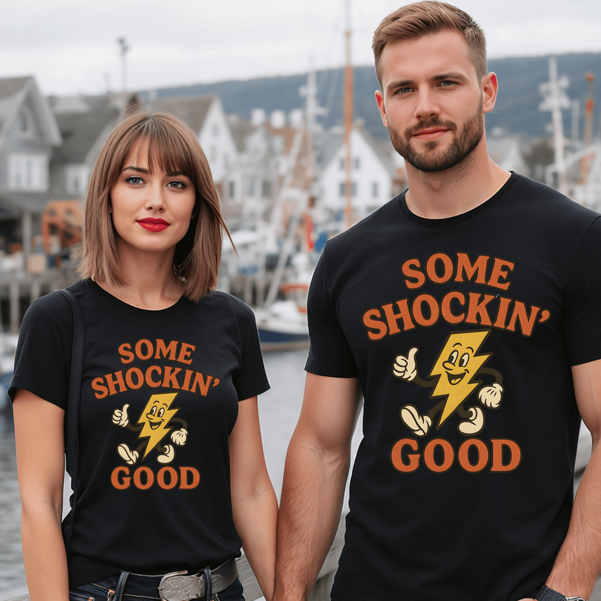 Retro - Style Some Shockin' Good T‑Shirt - Newfinese Please