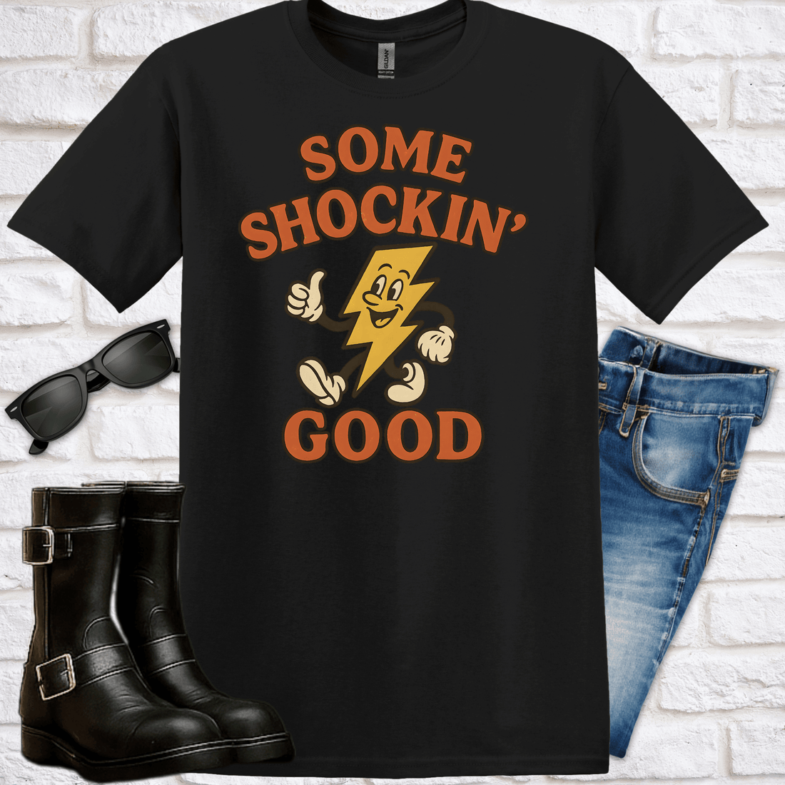 Retro - Style Some Shockin' Good T‑Shirt - Newfinese Please